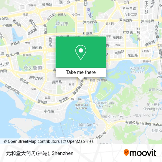 元和堂大药房(福港) map