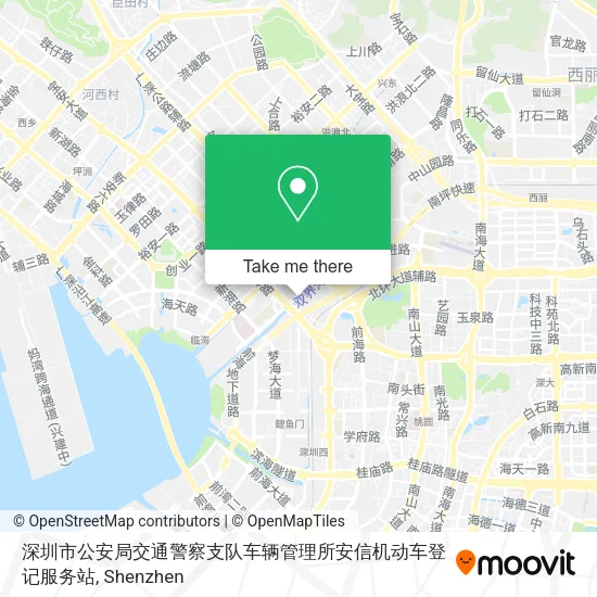 深圳市公安局交通警察支队车辆管理所安信机动车登记服务站 map