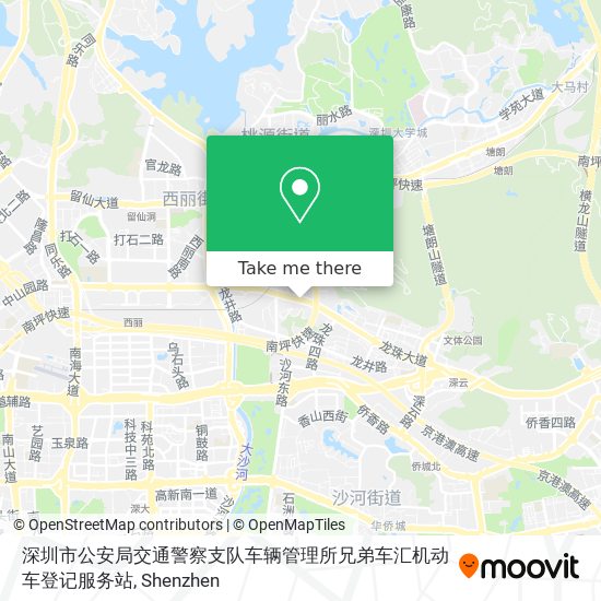 深圳市公安局交通警察支队车辆管理所兄弟车汇机动车登记服务站 map