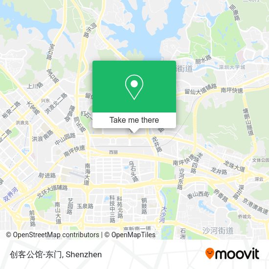 创客公馆-东门 map