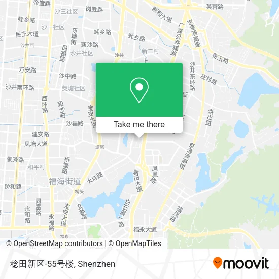 稔田新区-55号楼 map