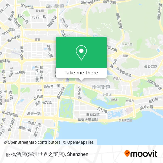 丽枫酒店(深圳世界之窗店) map