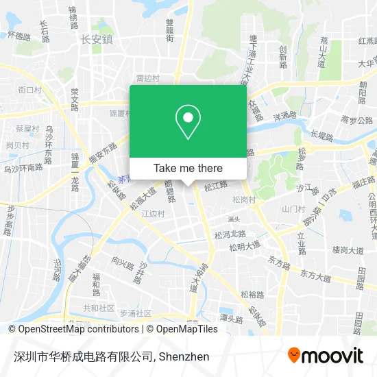 深圳市华桥成电路有限公司 map