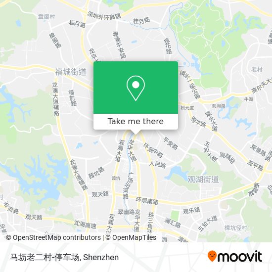马坜老二村-停车场 map