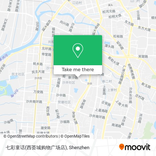 七彩童话(西荟城购物广场店) map