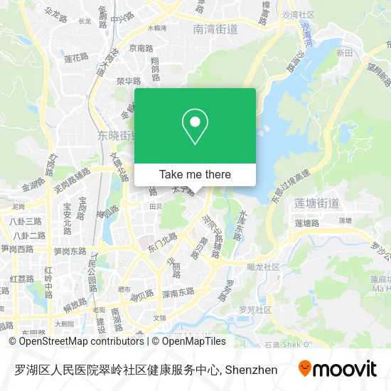 罗湖区人民医院翠岭社区健康服务中心 map