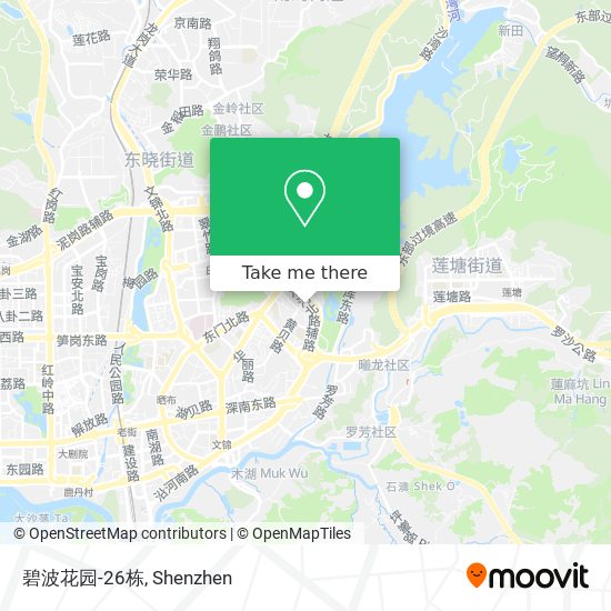 碧波花园-26栋 map