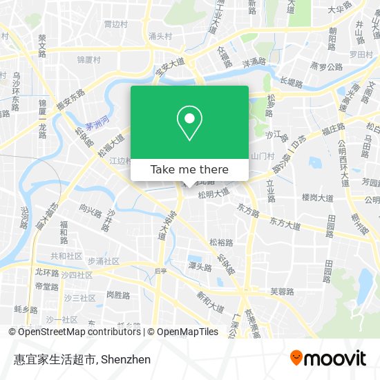 惠宜家生活超市 map