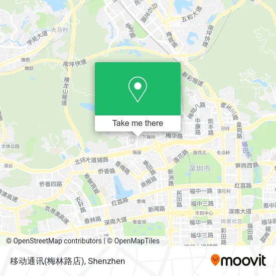 移动通讯(梅林路店) map