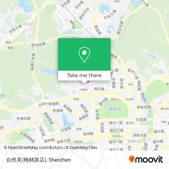 自然美(梅林路店) map