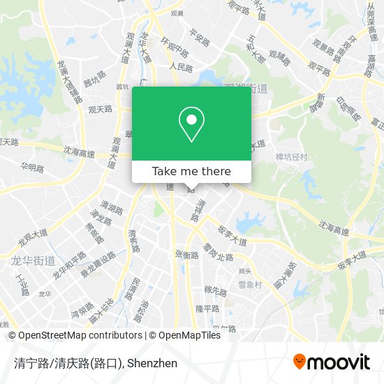 清宁路/清庆路(路口) map