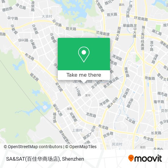 SA&SAT(百佳华商场店) map