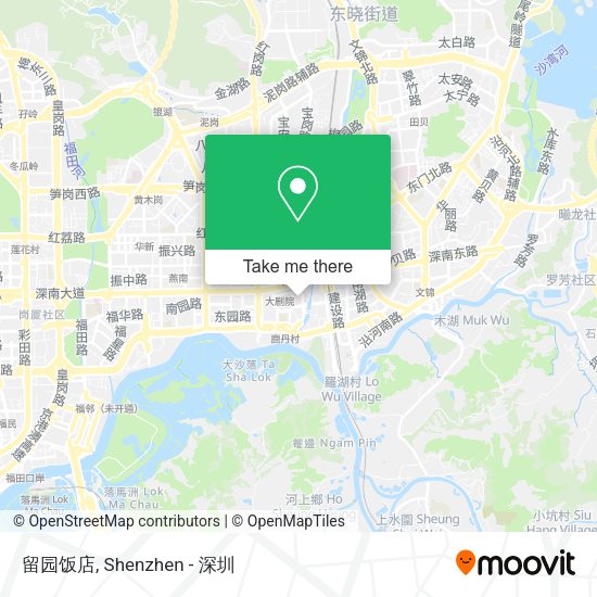 留园饭店 map