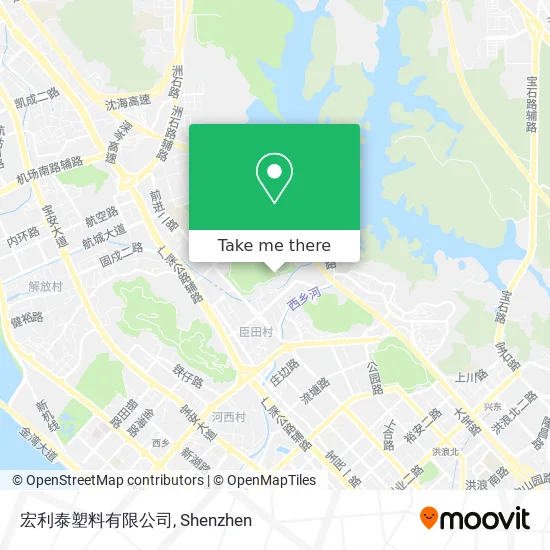 宏利泰塑料有限公司 map