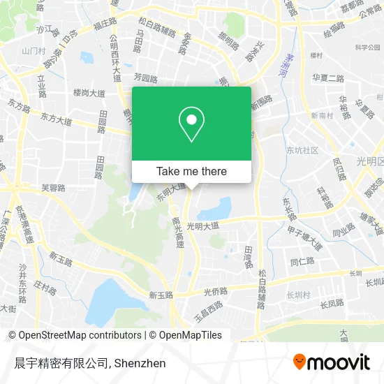 晨宇精密有限公司 map