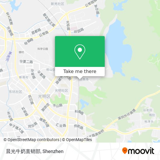 晨光牛奶直销部 map