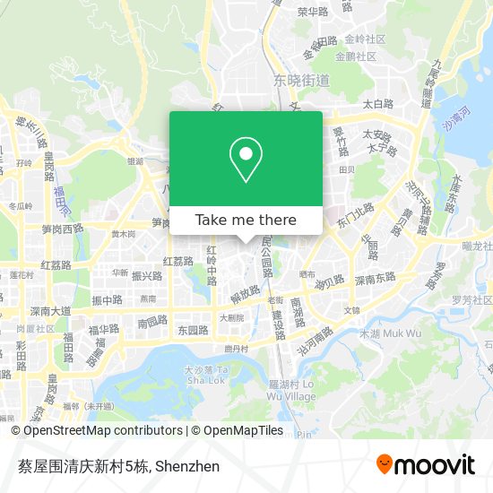 蔡屋围清庆新村5栋 map