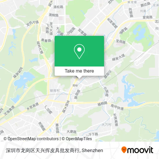 深圳市龙岗区天兴挥皮具批发商行 map