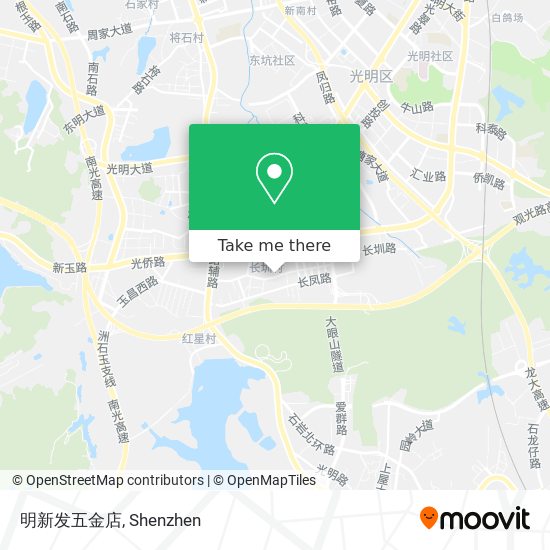 明新发五金店 map