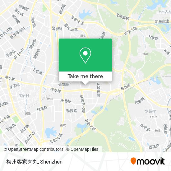 梅州客家肉丸 map