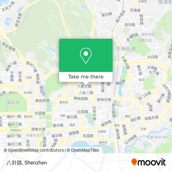 八卦路 map