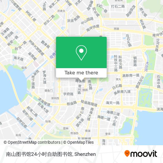 南山图书馆24小时自助图书馆 map
