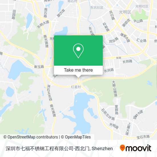 深圳市七福不锈钢工程有限公司-西北门 map