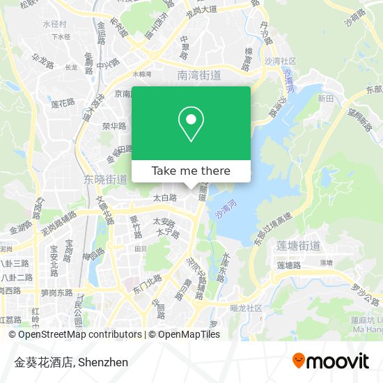 金葵花酒店 map