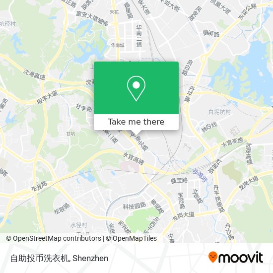 自助投币洗衣机 map