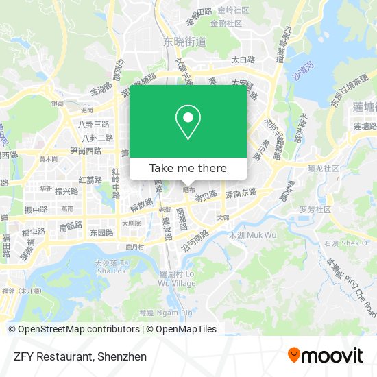 ZFY Restaurant map