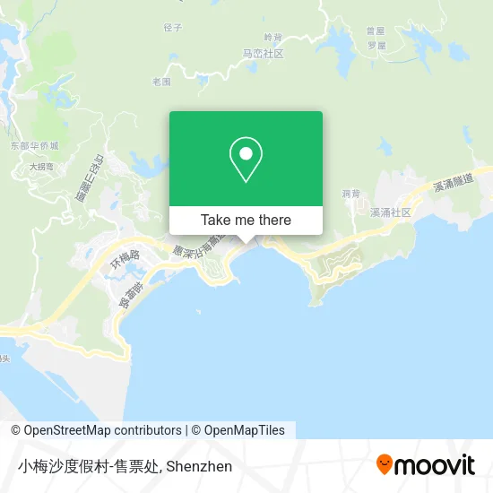 小梅沙度假村-售票处 map