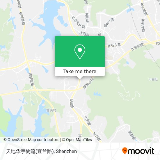 天地华宇物流(宜兰路) map
