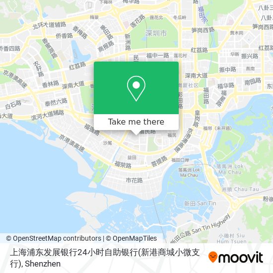 上海浦东发展银行24小时自助银行(新港商城小微支行) map