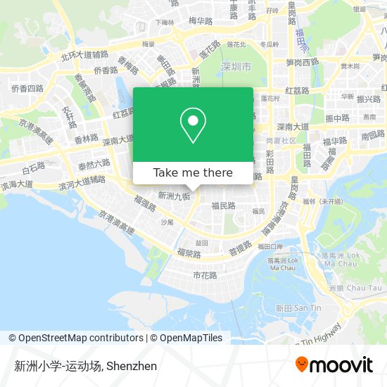 新洲小学-运动场 map