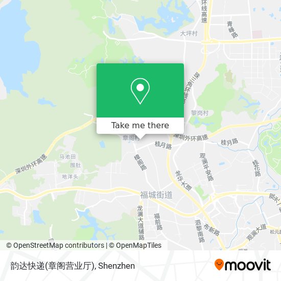 韵达快递(章阁营业厅) map