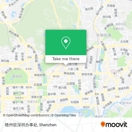 赣州驻深圳办事处 map
