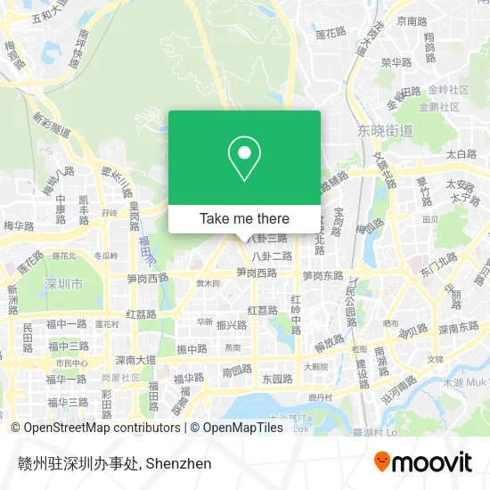 赣州驻深圳办事处 map