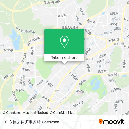 广东德荣律师事务所 map