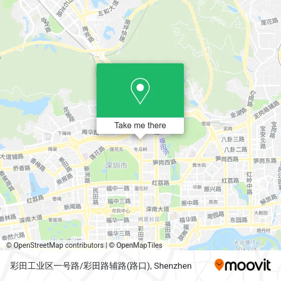 彩田工业区一号路/彩田路辅路(路口) map