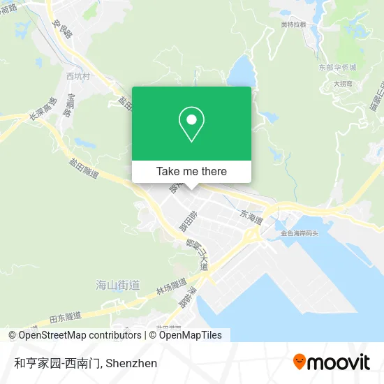 和亨家园-西南门 map