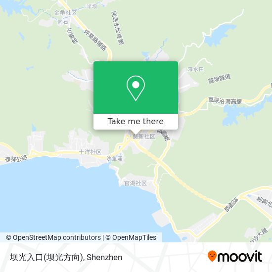 坝光入口(坝光方向) map