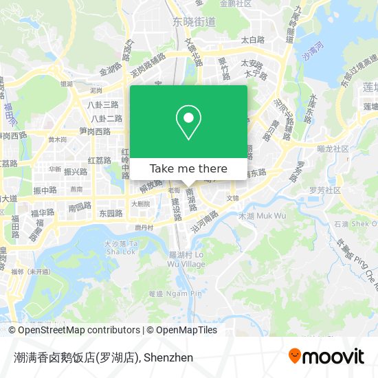 潮满香卤鹅饭店(罗湖店) map