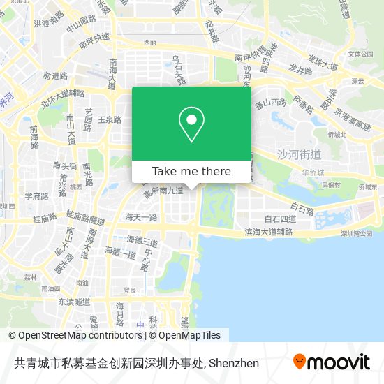 共青城市私募基金创新园深圳办事处 map