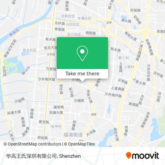 华高王氏深圳有限公司 map