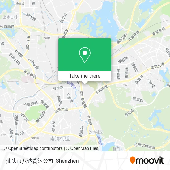 汕头市八达货运公司 map