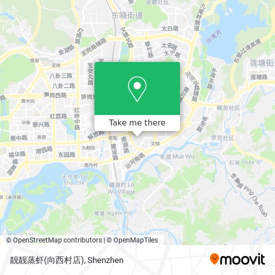 靓靓蒸虾(向西村店) map
