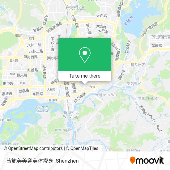 茜施美美容美体瘦身 map