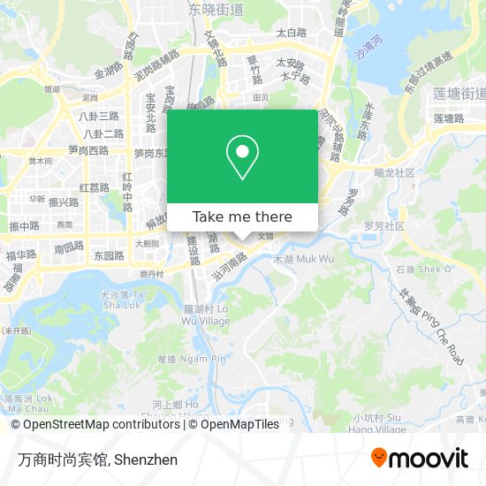 万商时尚宾馆 map