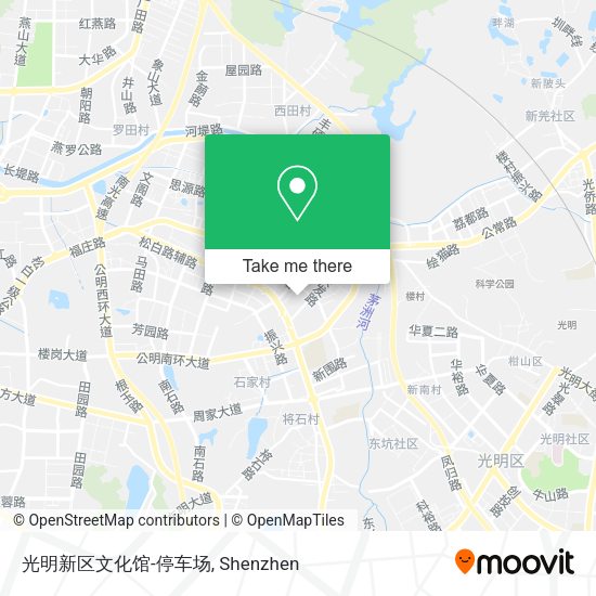 光明新区文化馆-停车场 map