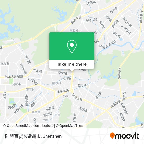 陆耀百货长话超市 map